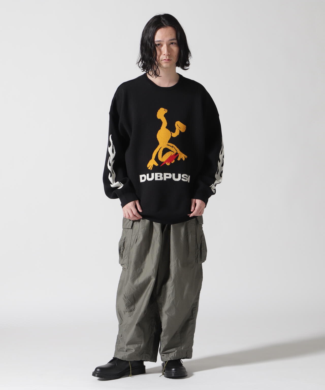 TAIN DOUBLE PUSH/タインダブルプッシュ/Exc. CREW KNIT