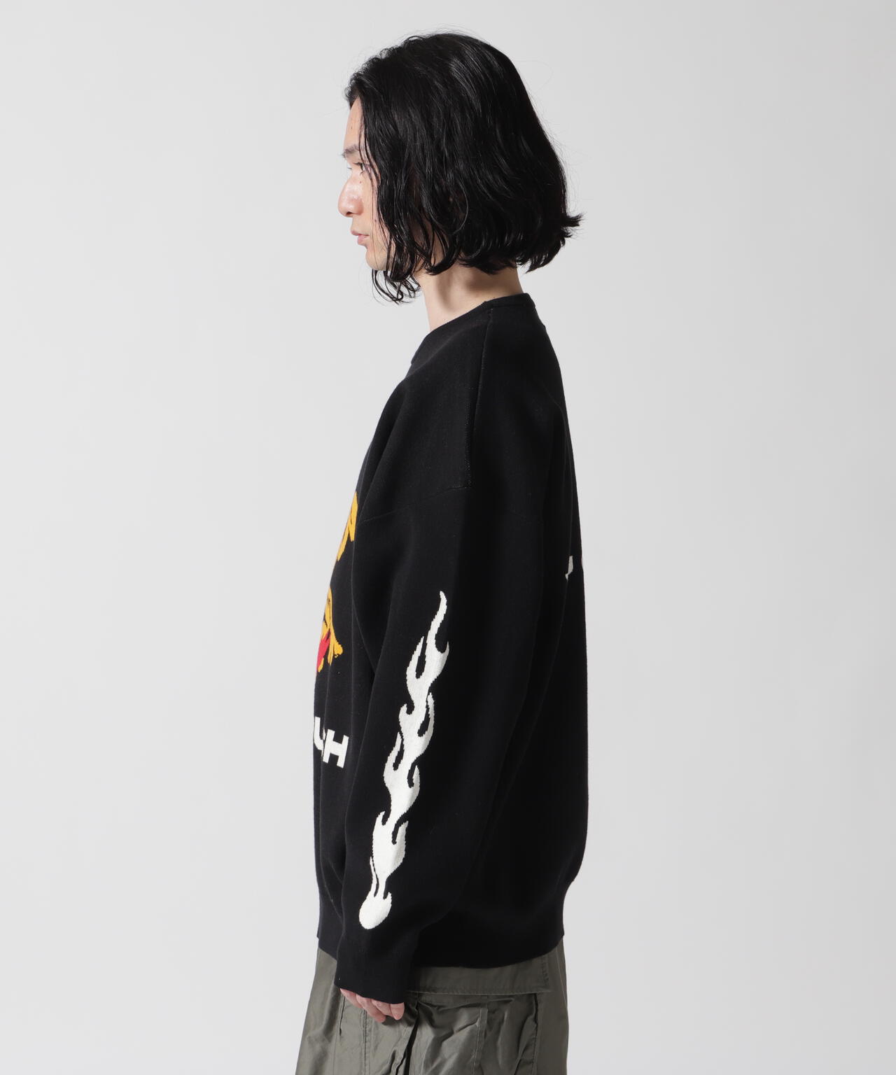 TAIN DOUBLE PUSH/タインダブルプッシュ/Exc. CREW KNIT