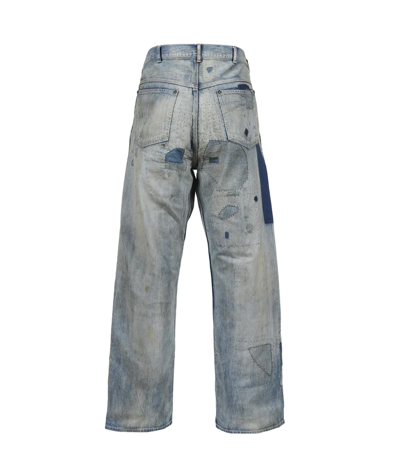 SAINT MICHAEL/セントマイケル/PAINTER PANTS/DAMAGE/BLUE