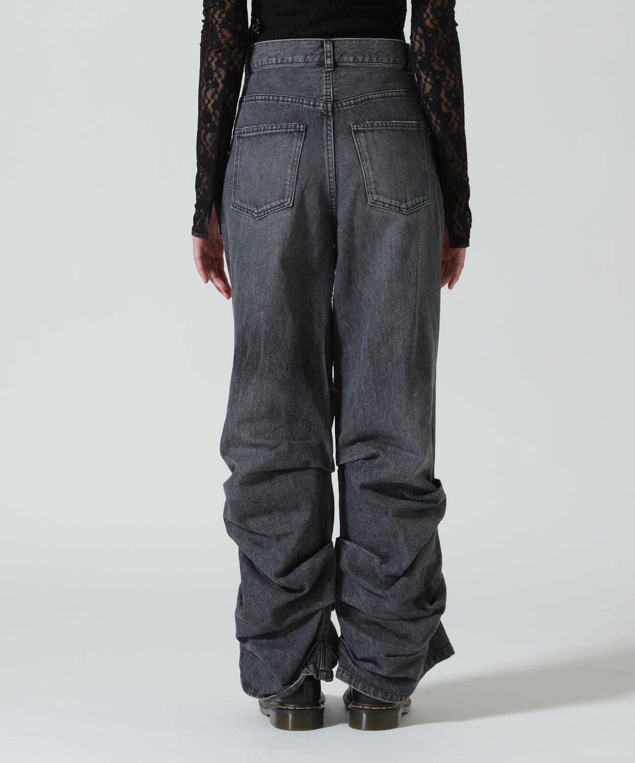 MITSUKI/ミツキ/DENIM CUT-OUT PANTS