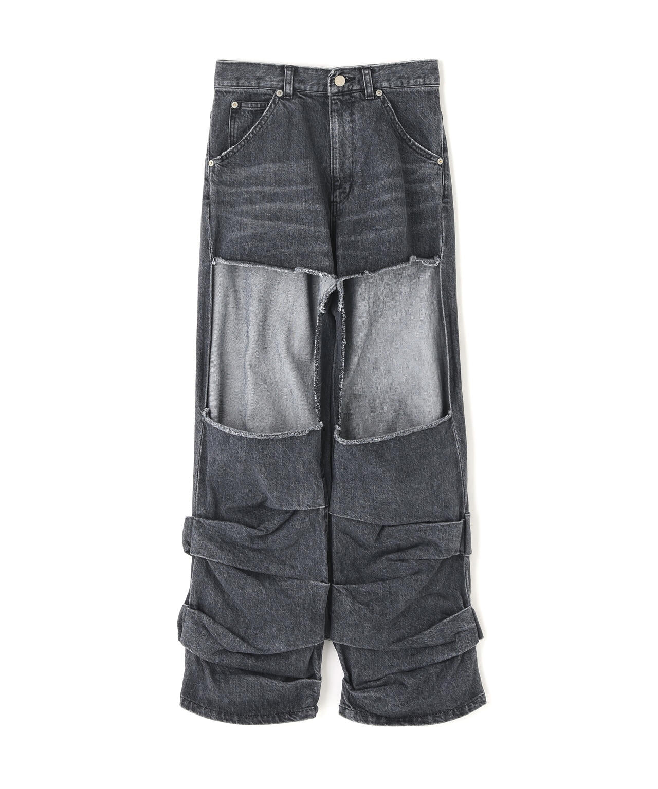 MITSUKI/ミツキ/DENIM CUT-OUT PANTS