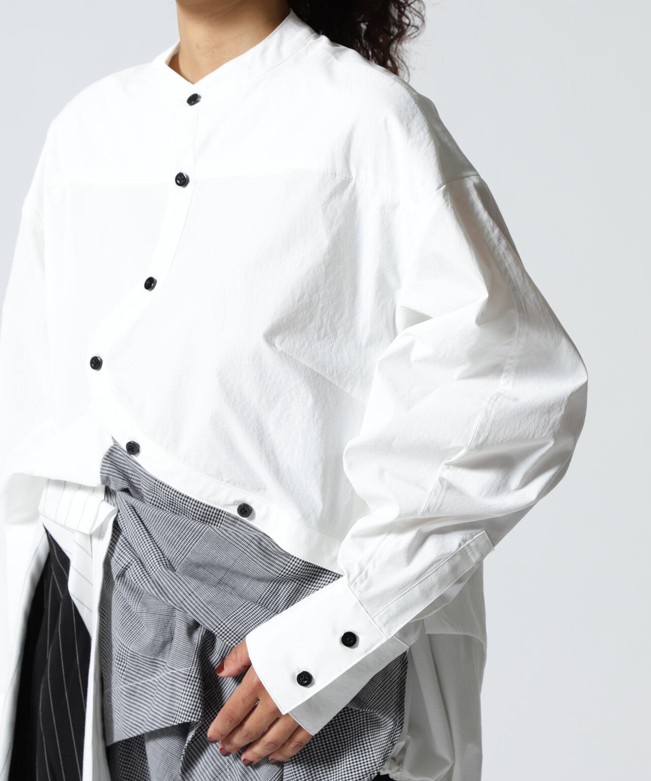 UN3D./アンスリード/PATTERN MIX SHIRT