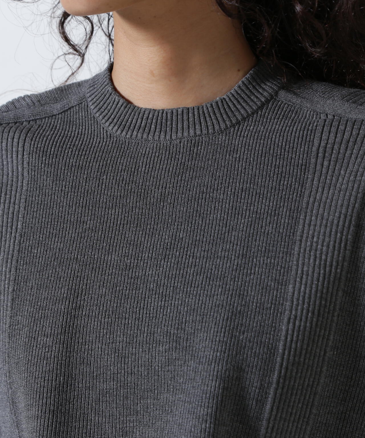 UN3D./アンスリード/KNIT VEST DOCKING SHIRT/ニットベストドッキングシャツ