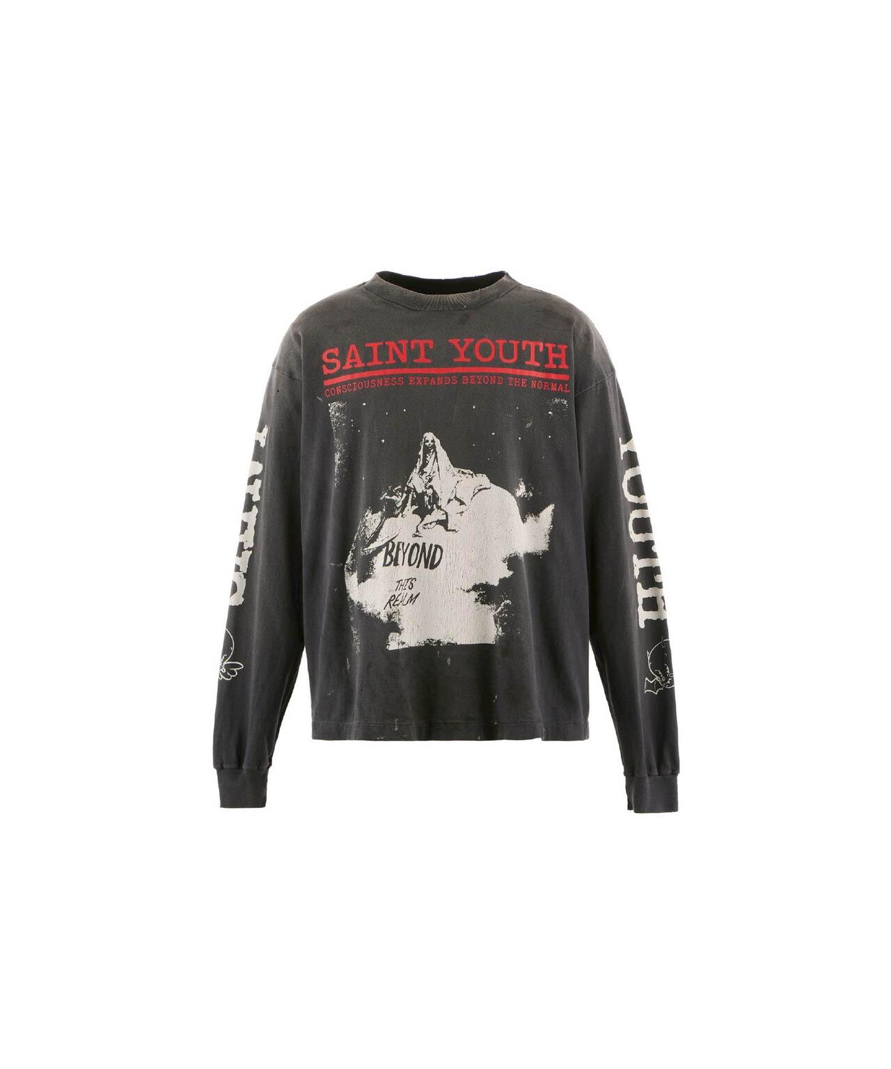 SAINT MICHAEL/セントマイケル/LS TEE/SAINT YOUTH/BLACK