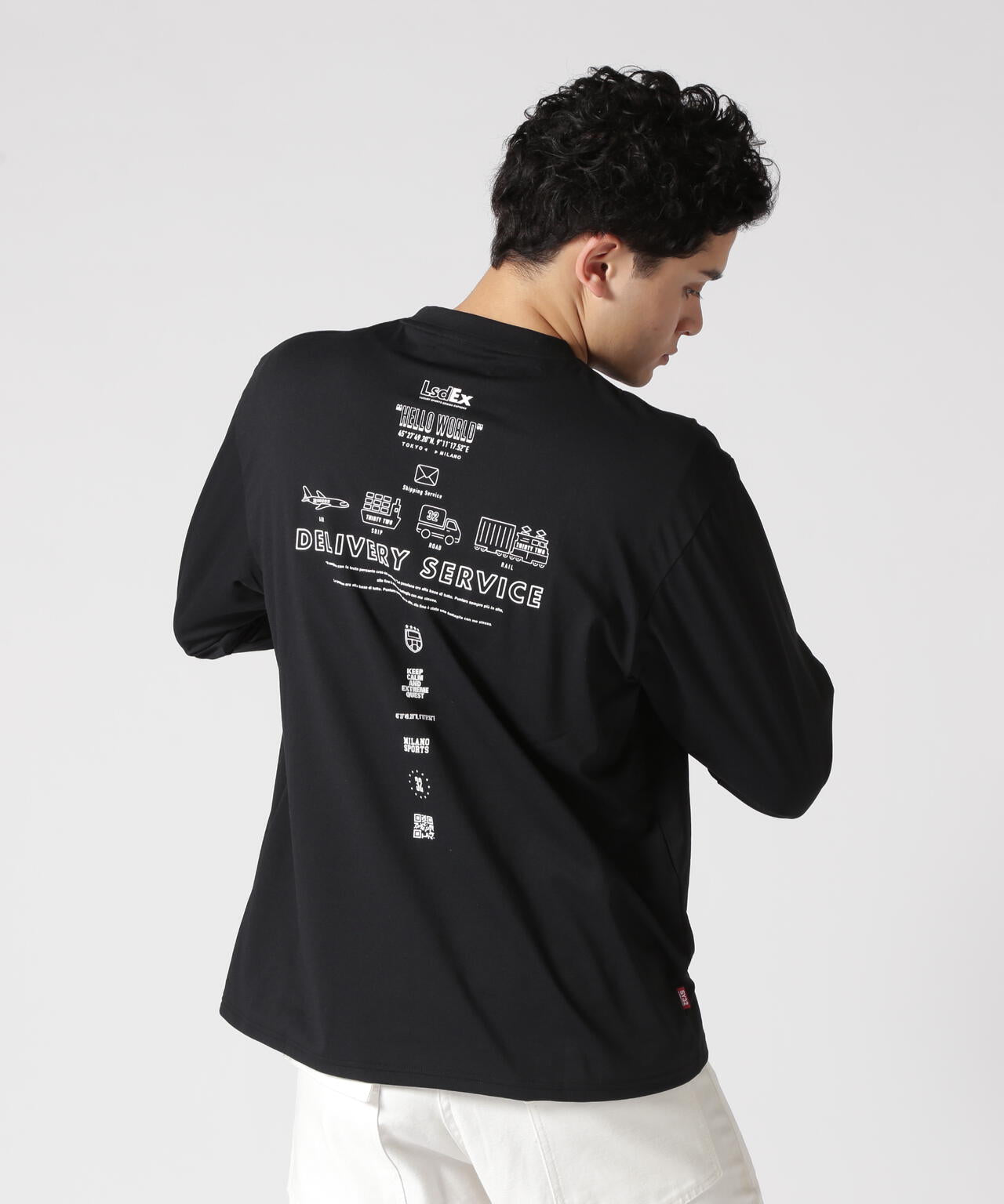 SY32 by SWEET YEARS /ICON GRAPHIC L/S TEE
