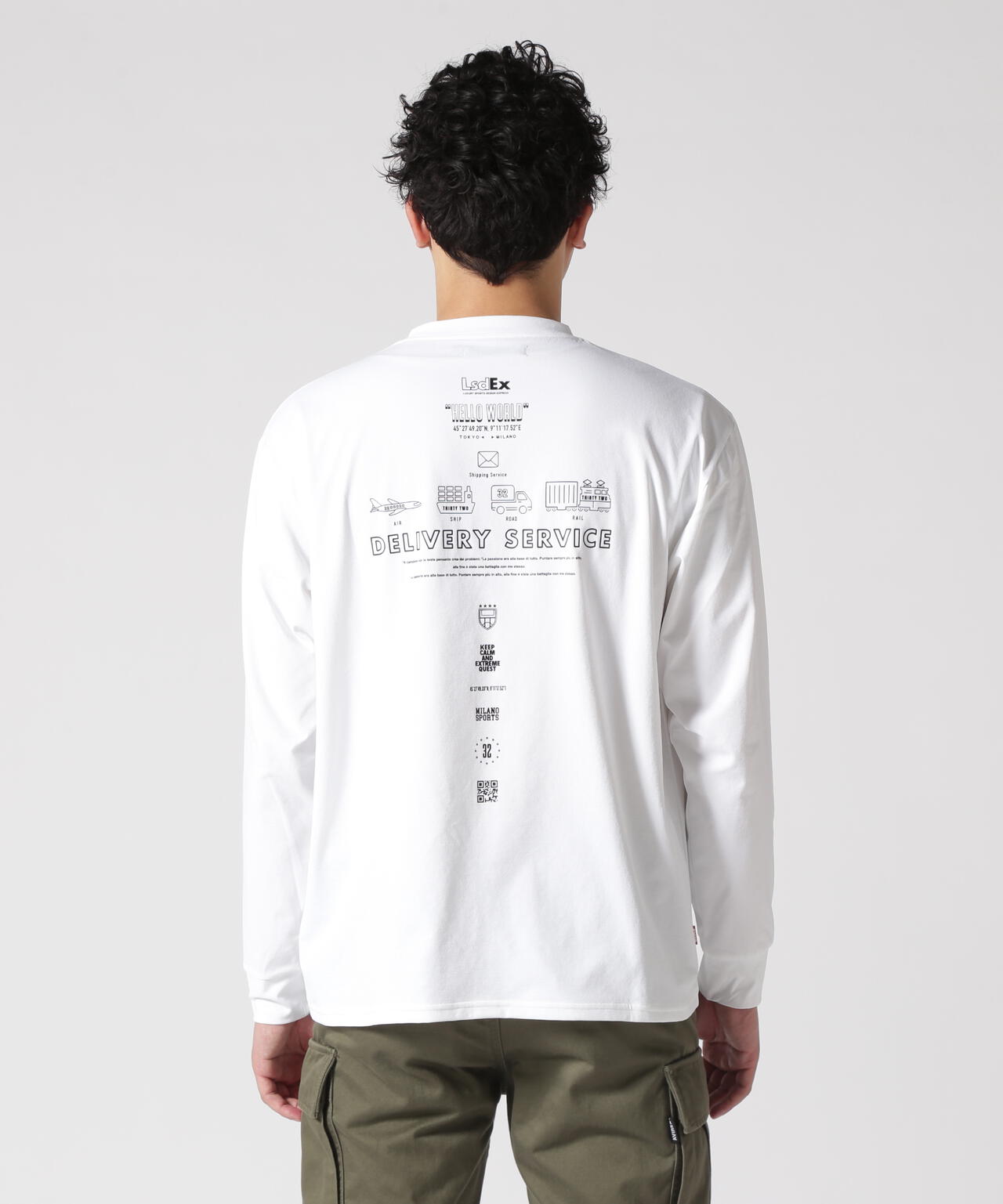 SY32 by SWEET YEARS /ICON GRAPHIC L/S TEE