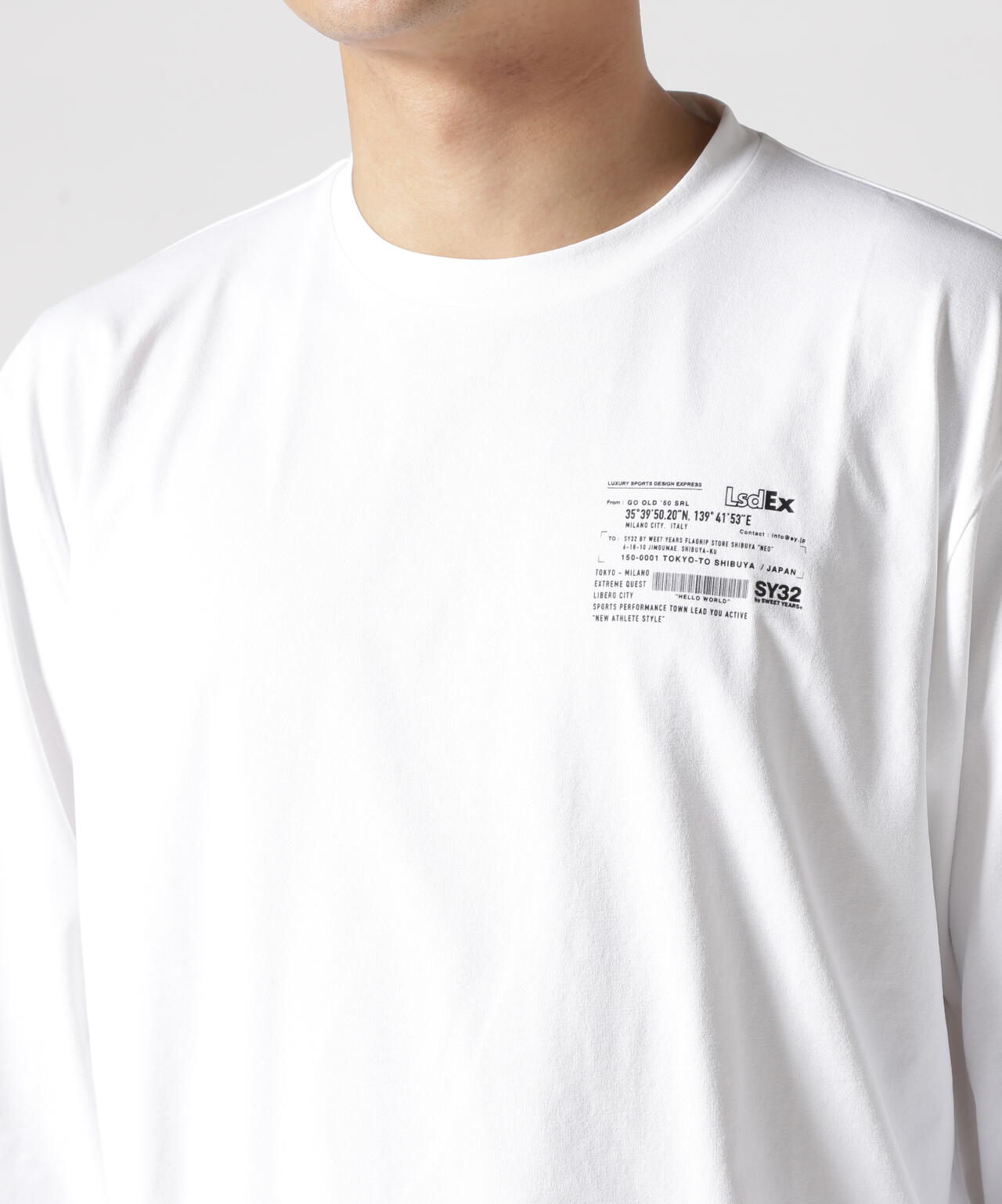 SY32 by SWEET YEARS /ICON GRAPHIC L/S TEE