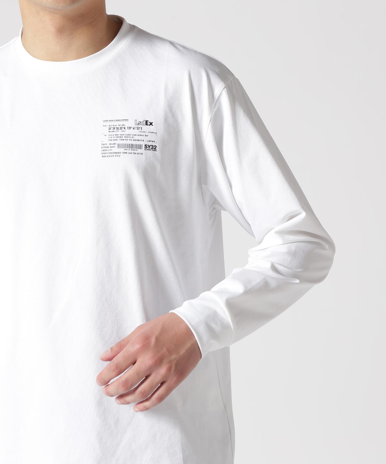 SY32 by SWEET YEARS /ICON GRAPHIC L/S TEE