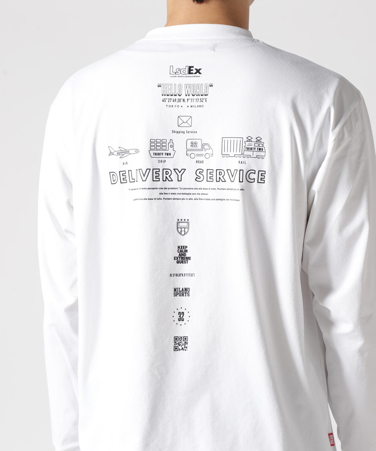SY32 by SWEET YEARS /ICON GRAPHIC L/S TEE