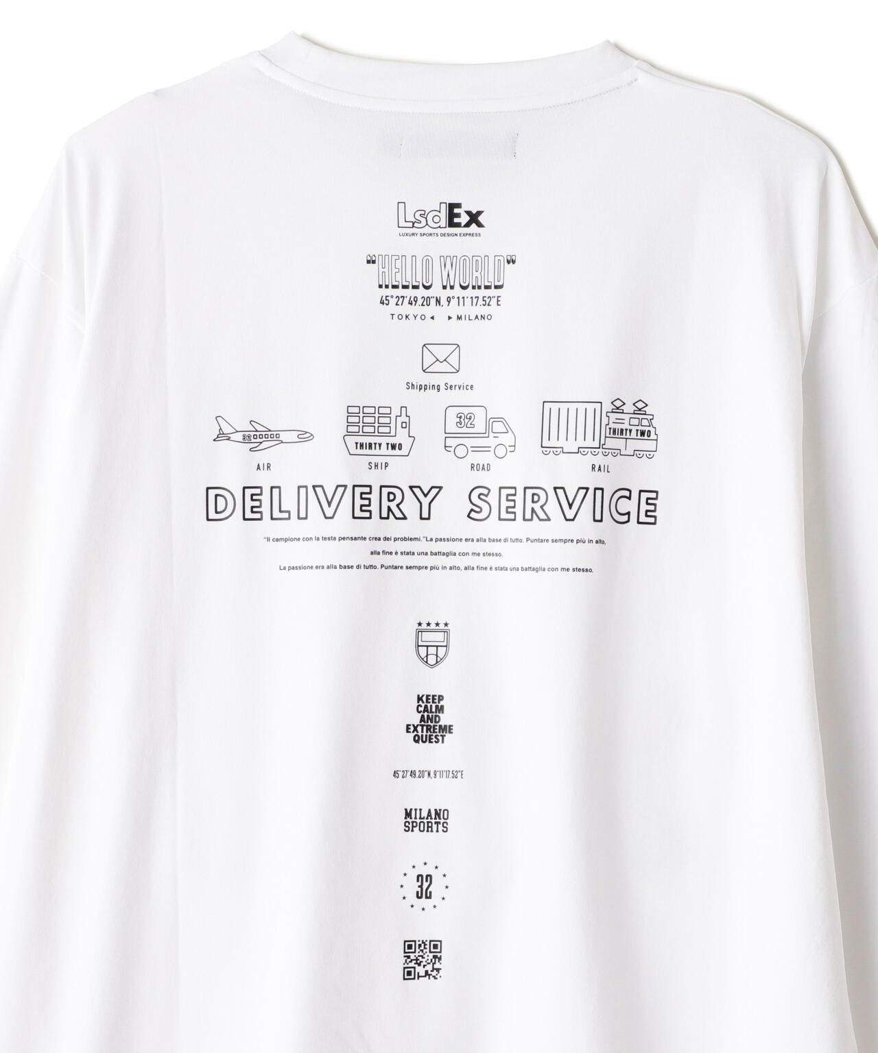 SY32 by SWEET YEARS /ICON GRAPHIC L/S TEE