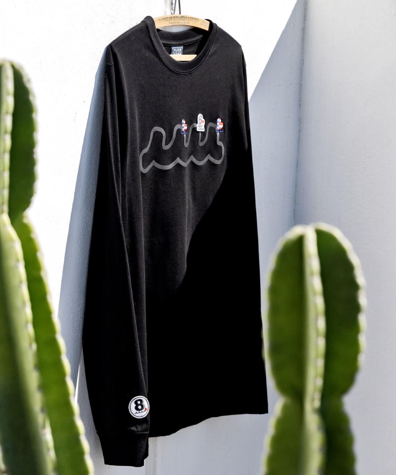 muta MARINE/ムータ マリン/別注 Three America Heart LS TEE