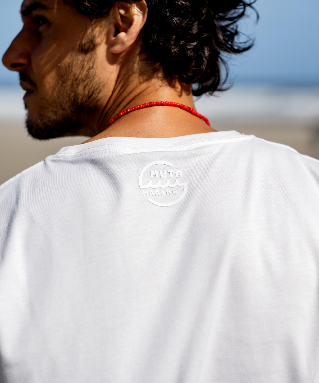 muta MARINE/ムータ マリン/別注 Three America Heart LS TEE