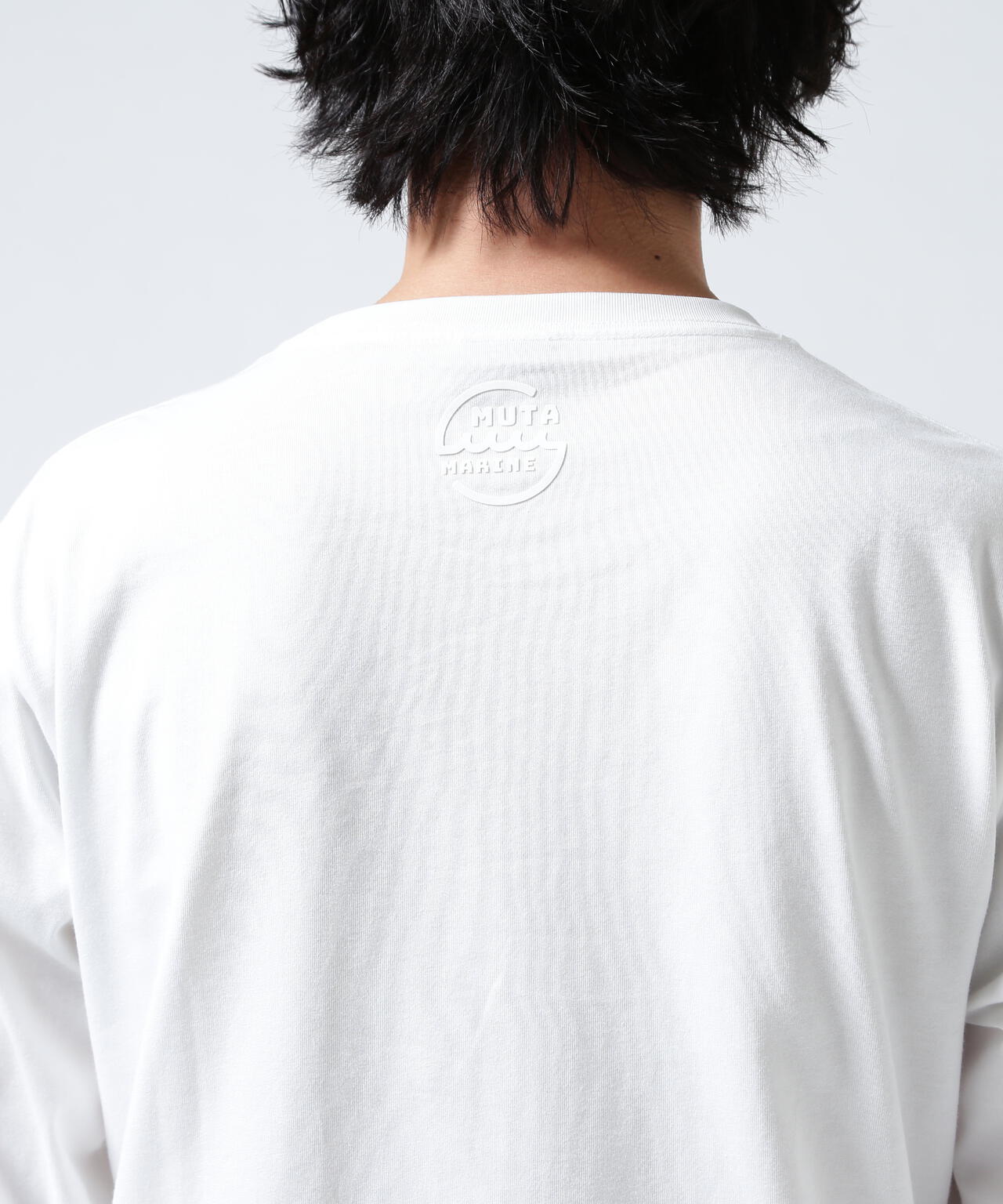 muta MARINE/ムータ マリン/別注 Three America Heart LS TEE