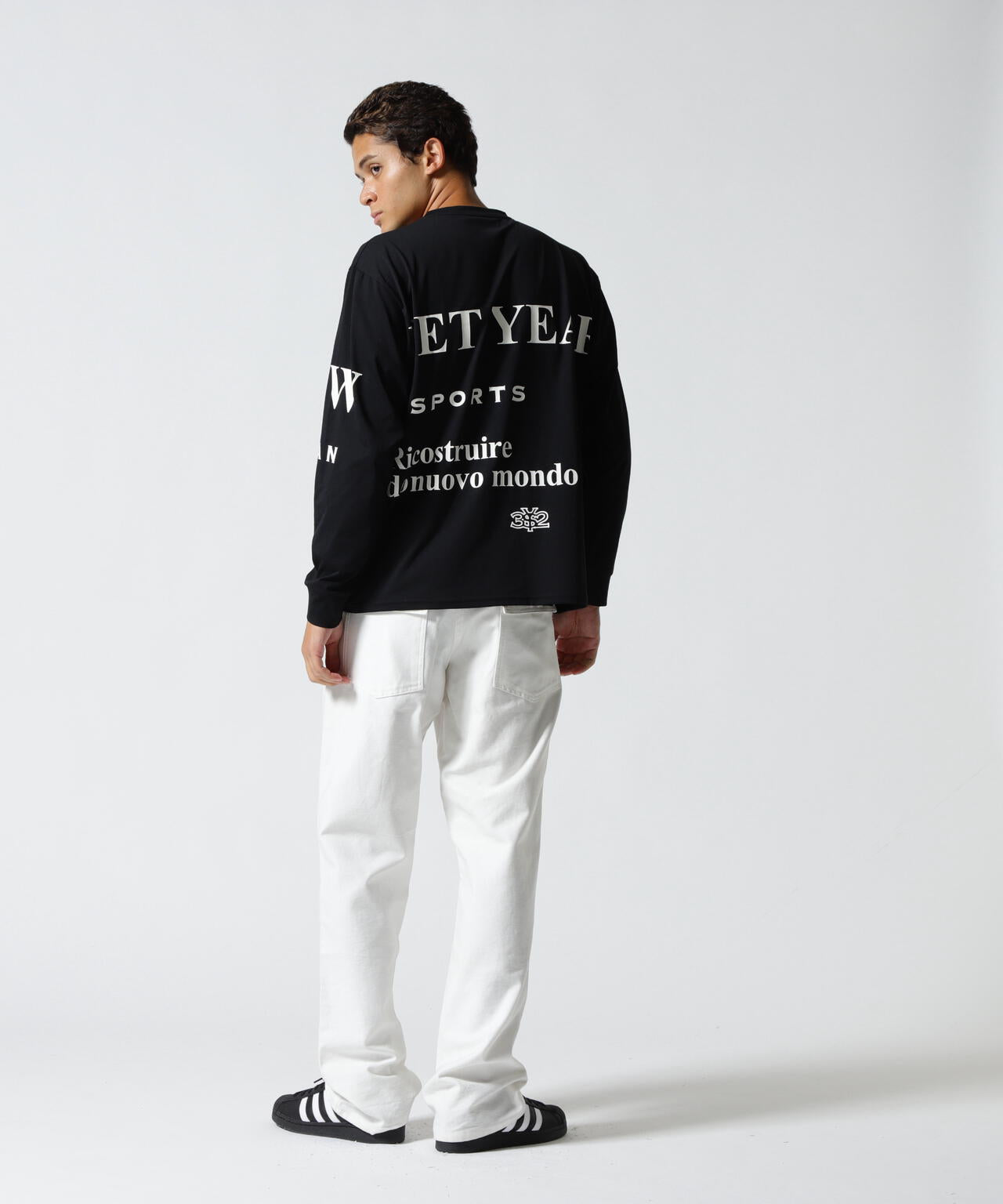 SY32 by SWEET YEARS/NEW SEPARATE GRAPHIC L/S TEE