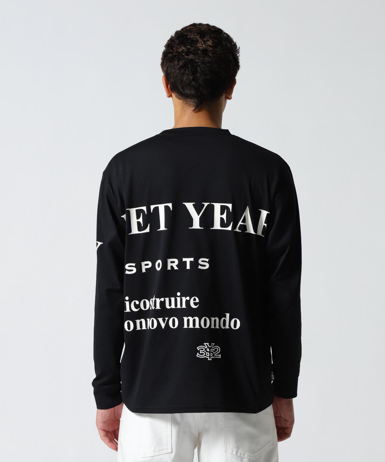 SY32 by SWEET YEARS/NEW SEPARATE GRAPHIC L/S TEE