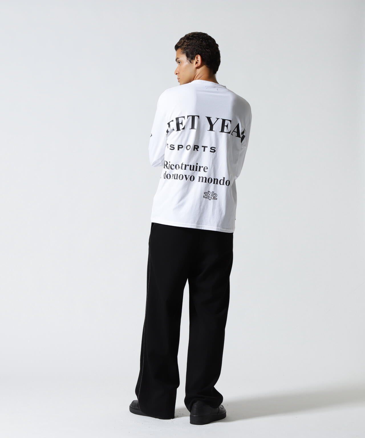 SY32 by SWEET YEARS/NEW SEPARATE GRAPHIC L/S TEE