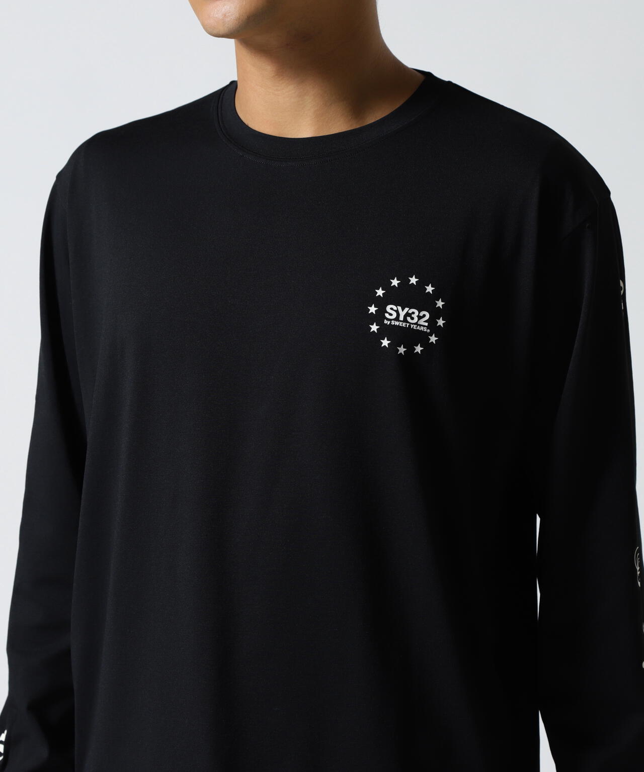 SY32 by SWEET YEARS/SLEEVE MESSAGE L/S TEE
