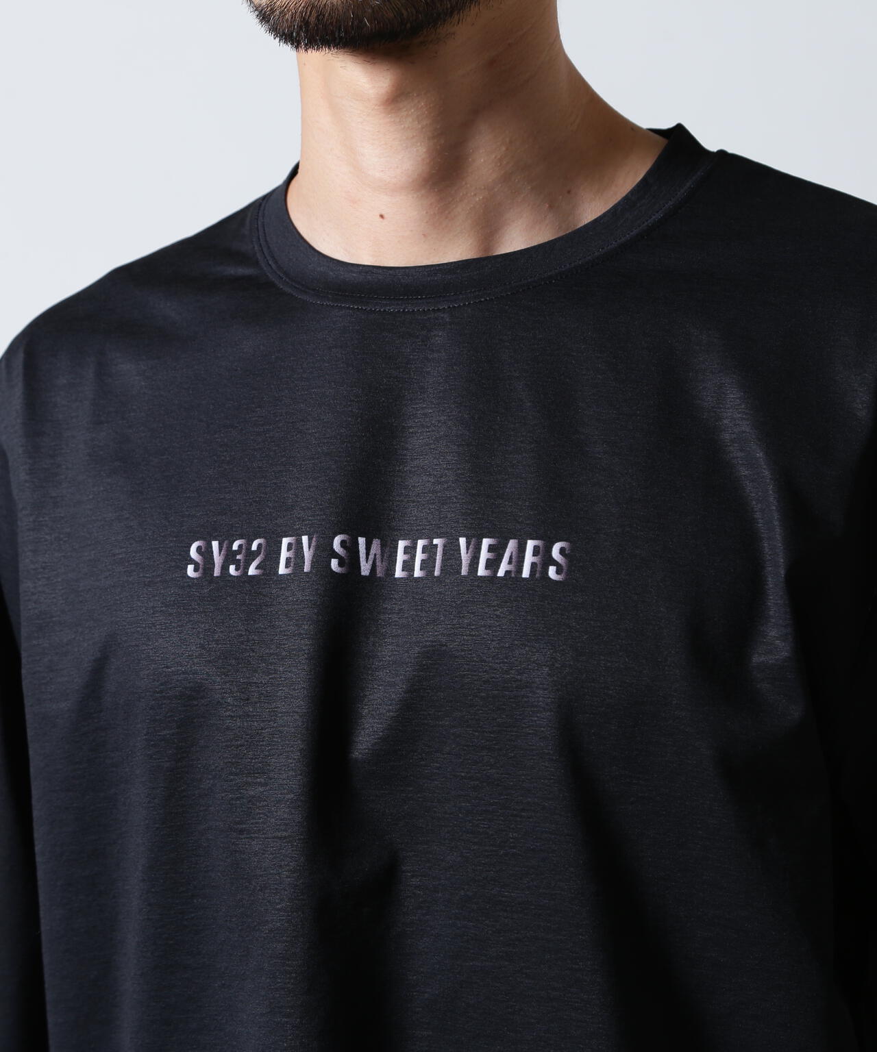 SY32 by SWEET YEARS/GRADATION LOGO L/S TEE