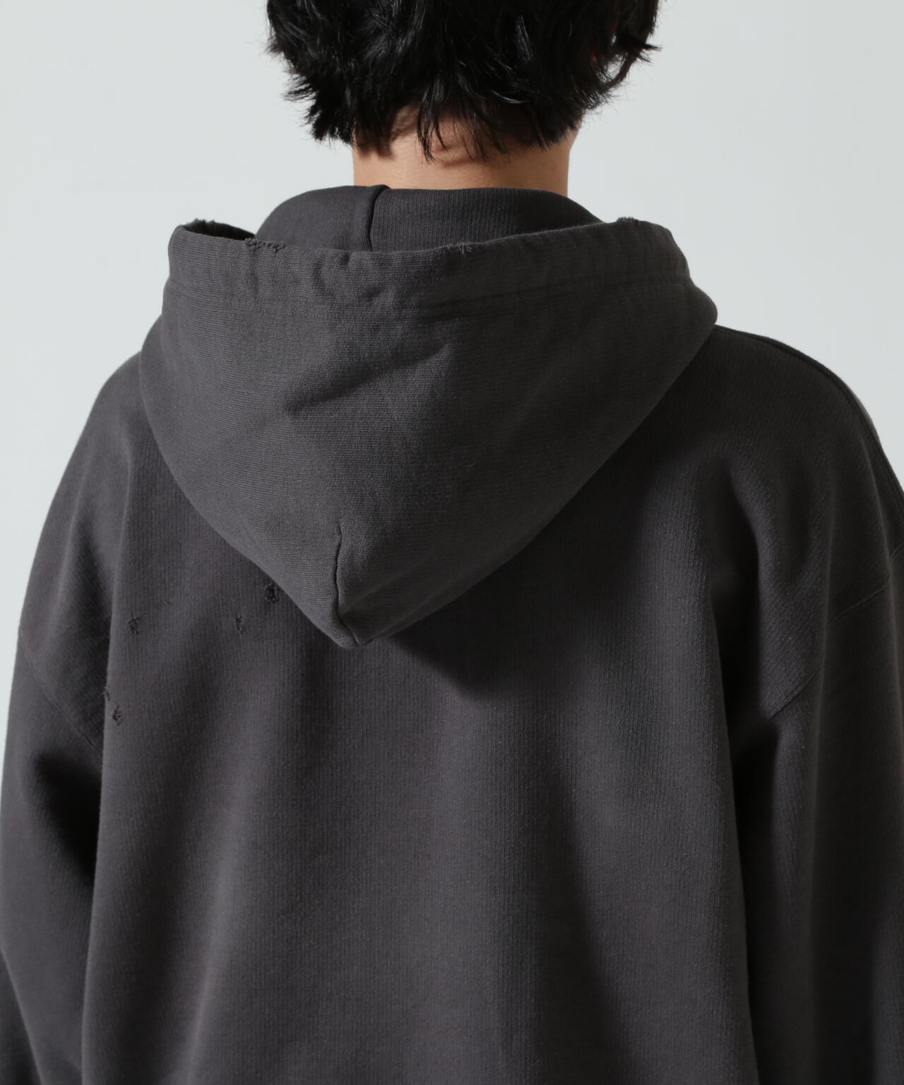 Maison MIHARAYASUHIRO/メゾン ミハラヤスヒロ/TRIPLE LAYERED HALF ZIP HOODIE