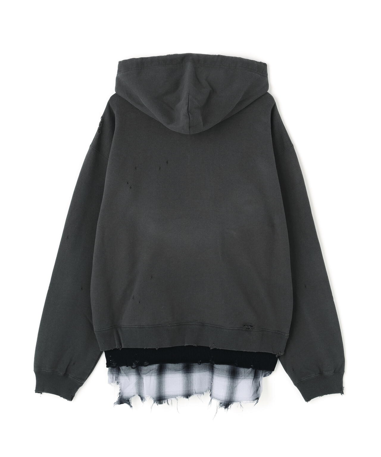 Maison MIHARAYASUHIRO/メゾン ミハラヤスヒロ/TRIPLE LAYERED HALF ZIP HOODIE