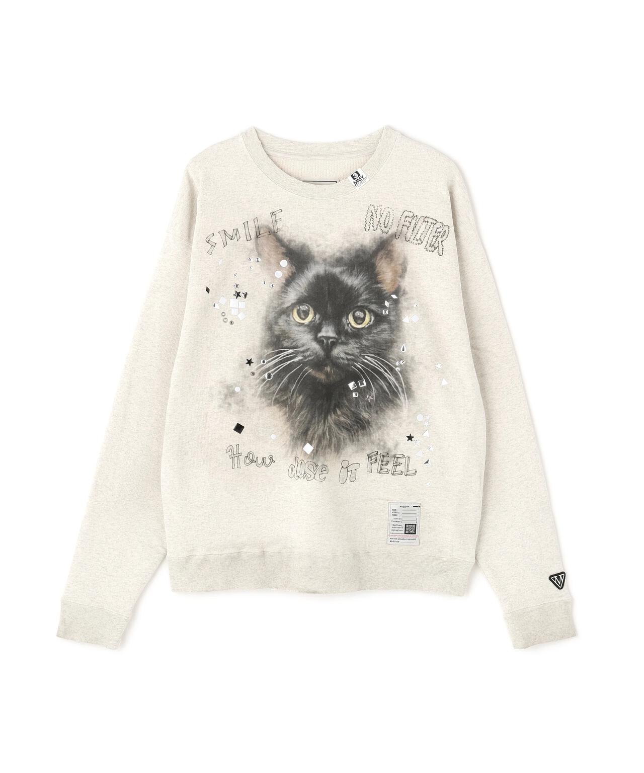 Maison MIHARAYASUHIRO/メゾン ミハラヤスヒロ/EMBELLISHED DISTRESSED SWEATSHIRT