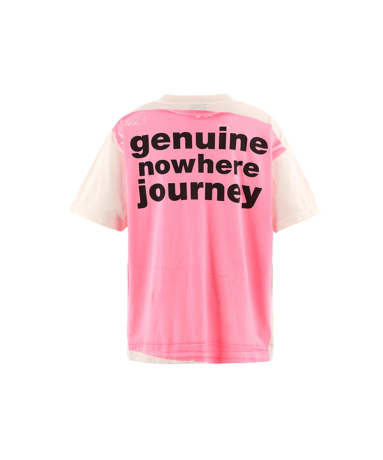 SAINT MICHAEL/セントマイケル/BAPE_SS TEE/HANDPRINT/WHITE×PINK