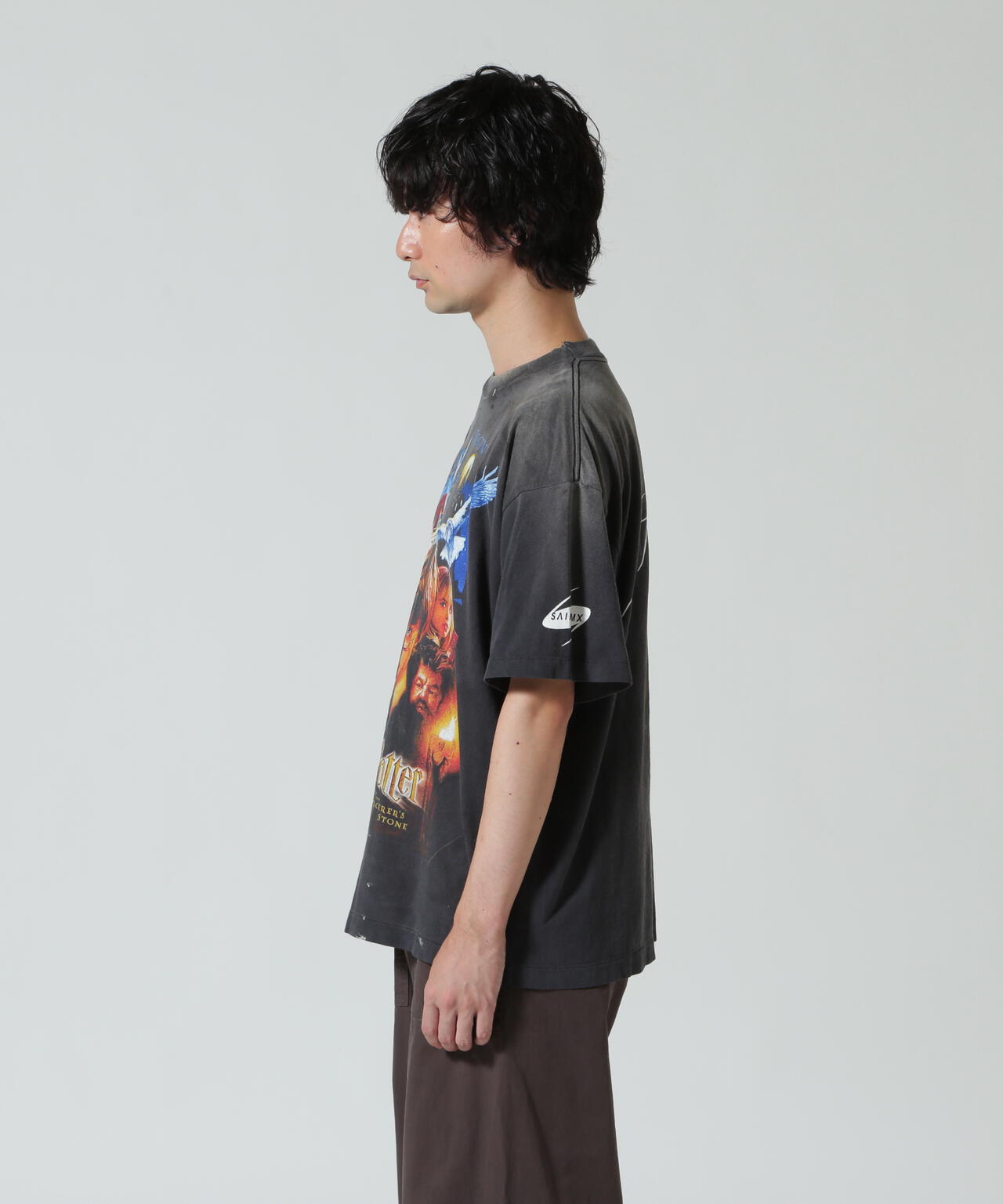 SAINT MICHAEL/セントマイケル/HP_SS TEE/SORCERER'S STONE/BLACK