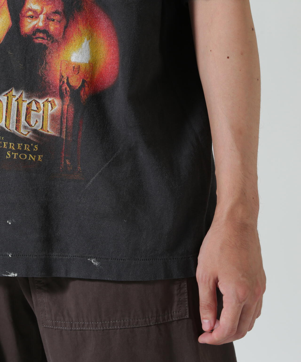 SAINT MICHAEL/セントマイケル/HP_SS TEE/SORCERER'S STONE/BLACK