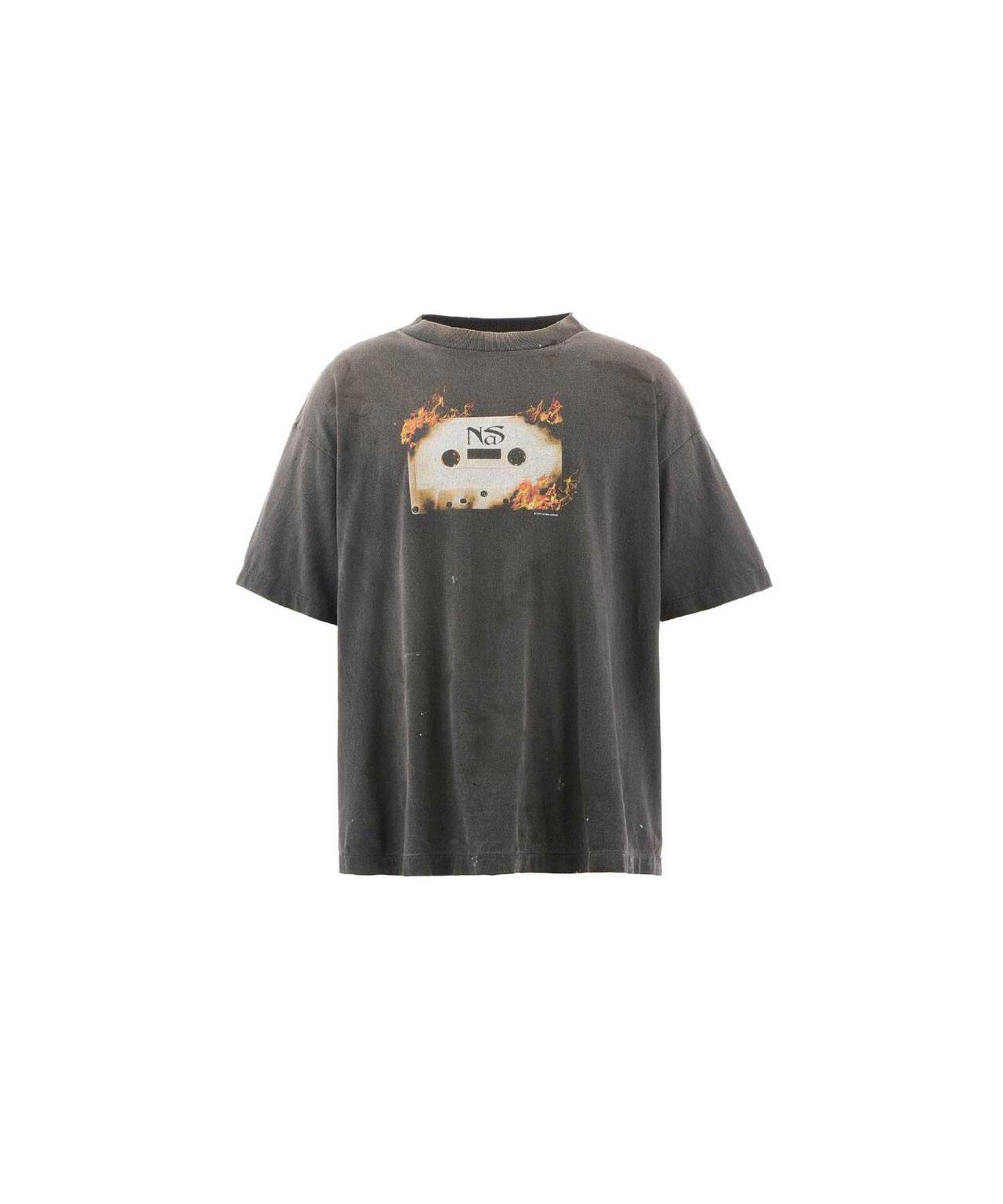 SAINT MICHAEL/セントマイケル/NAS_SS TEE/BLACK