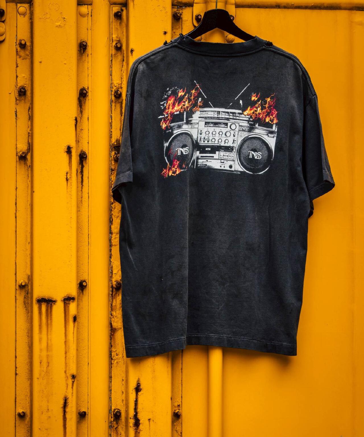 SAINT MICHAEL/セントマイケル/NAS_SS TEE/BLACK