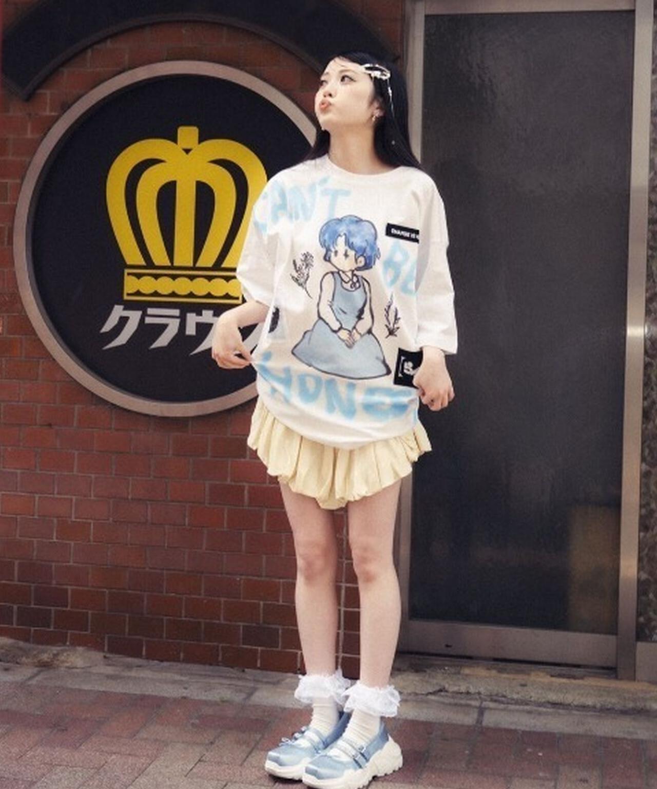 Guernika/ゲルニカ/らんま1/2 Paint T-shirt / 天道あかね