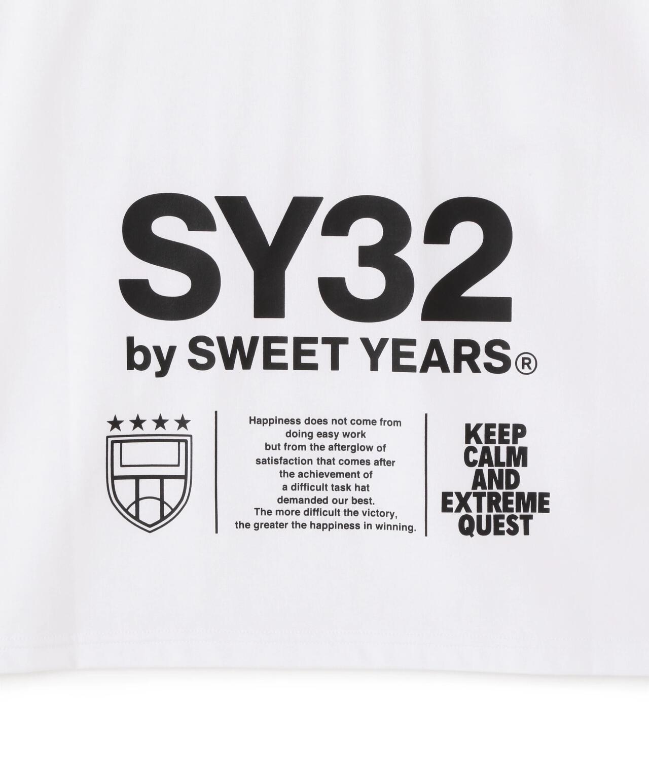 SY32 by SWEET YEARS/エスワイサーティトゥ バイ スィートイヤーズ/MULTI LOGO GRAPHIC TEE