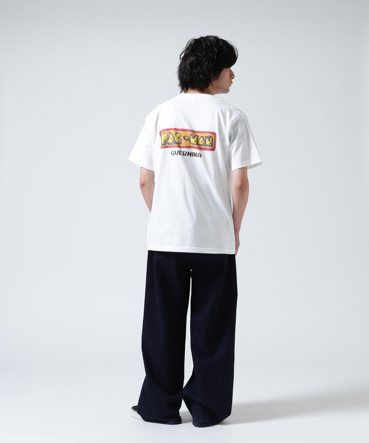 guernika×パックマン/PAC-MAN PRINT T-SHIRT/LIVE-PAINT