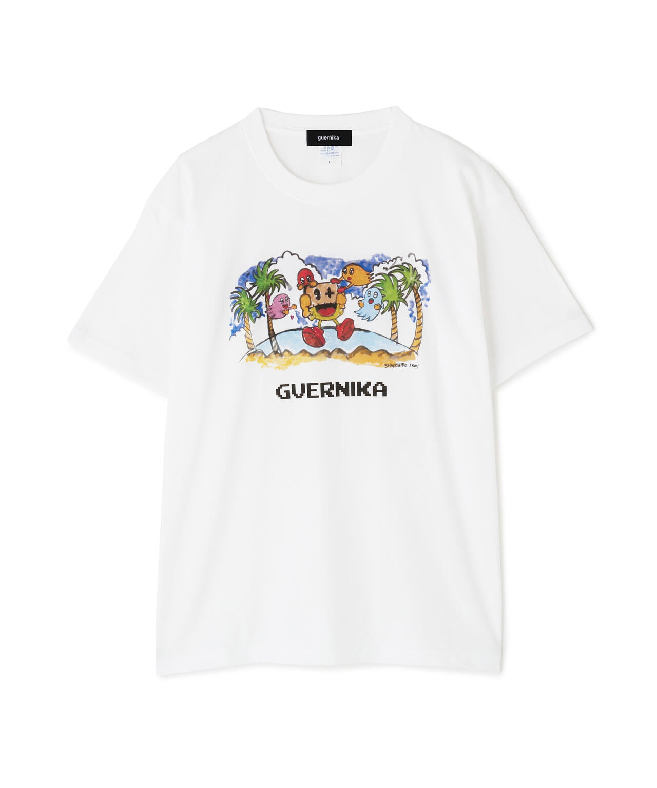 guernika×パックマン/PAC-MAN PRINT T-SHIRT/LIVE-PAINT