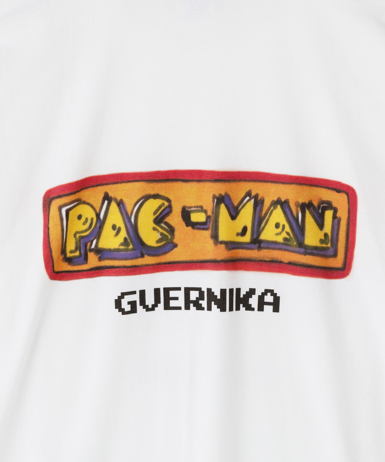 guernika×パックマン/PAC-MAN PRINT T-SHIRT/LIVE-PAINT