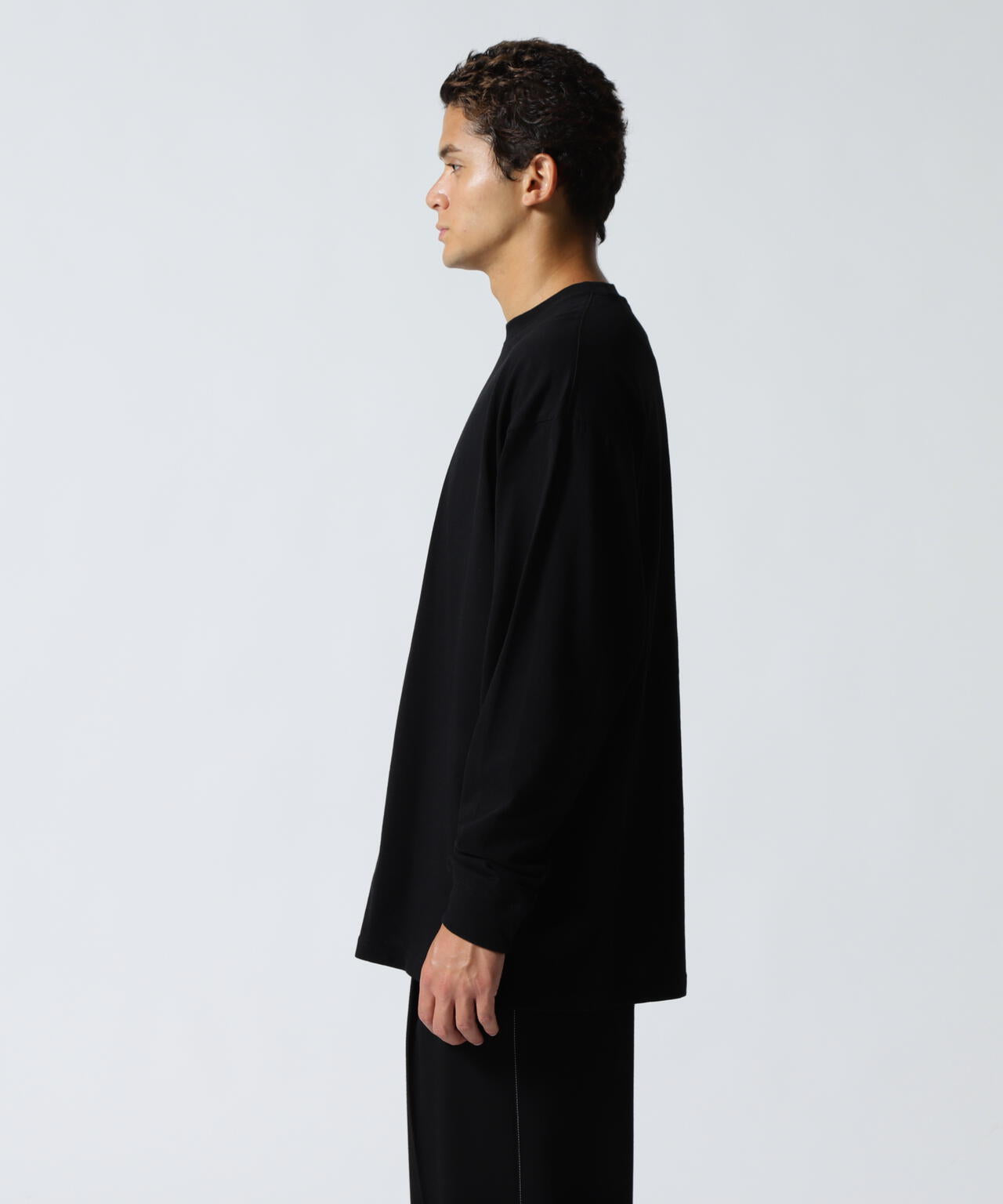 Ground Y×NEW ERA /LOGO OVERSIZED PERFORMANCE LS TEE