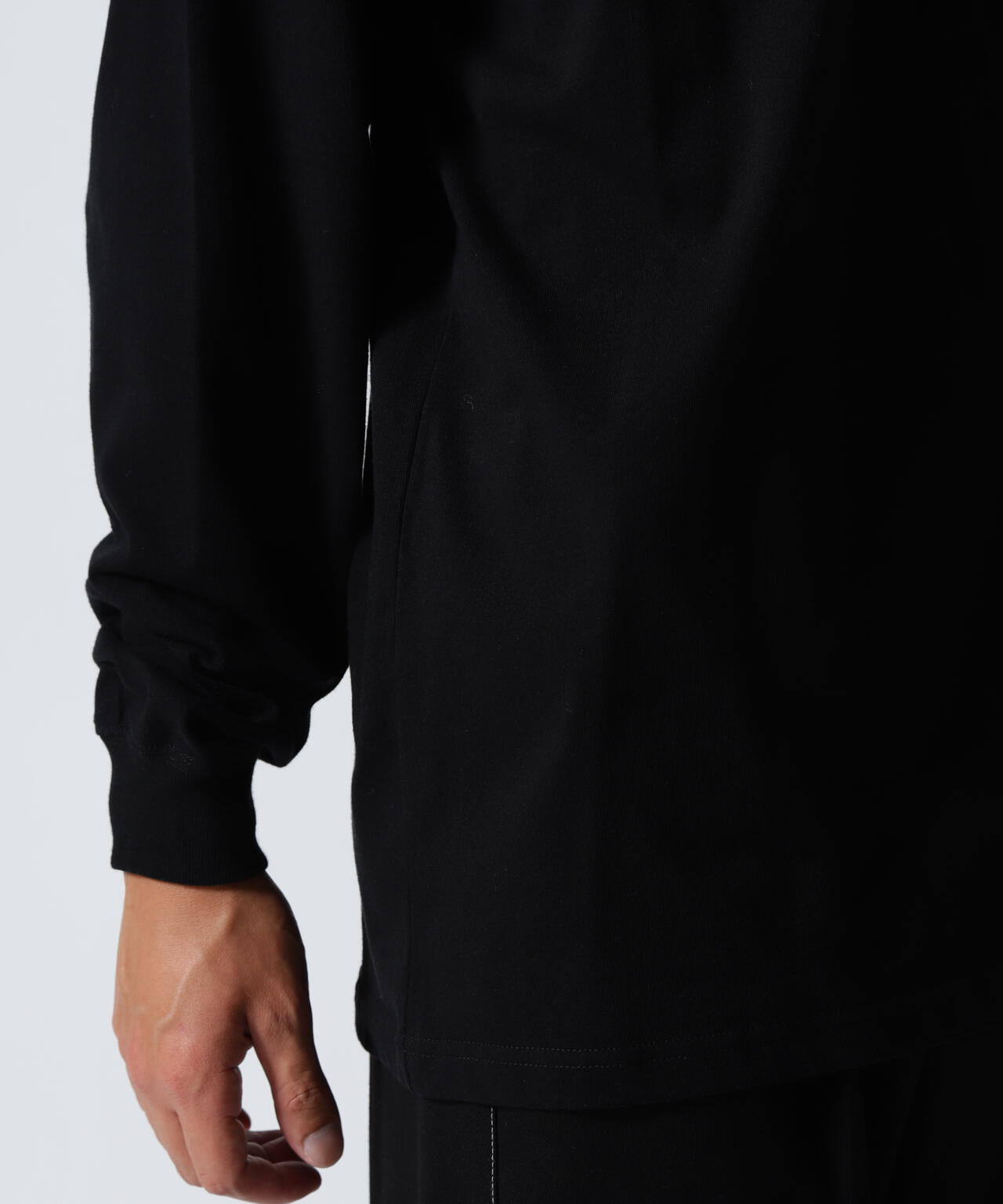 Ground Y×NEW ERA /LOGO OVERSIZED PERFORMANCE LS TEE