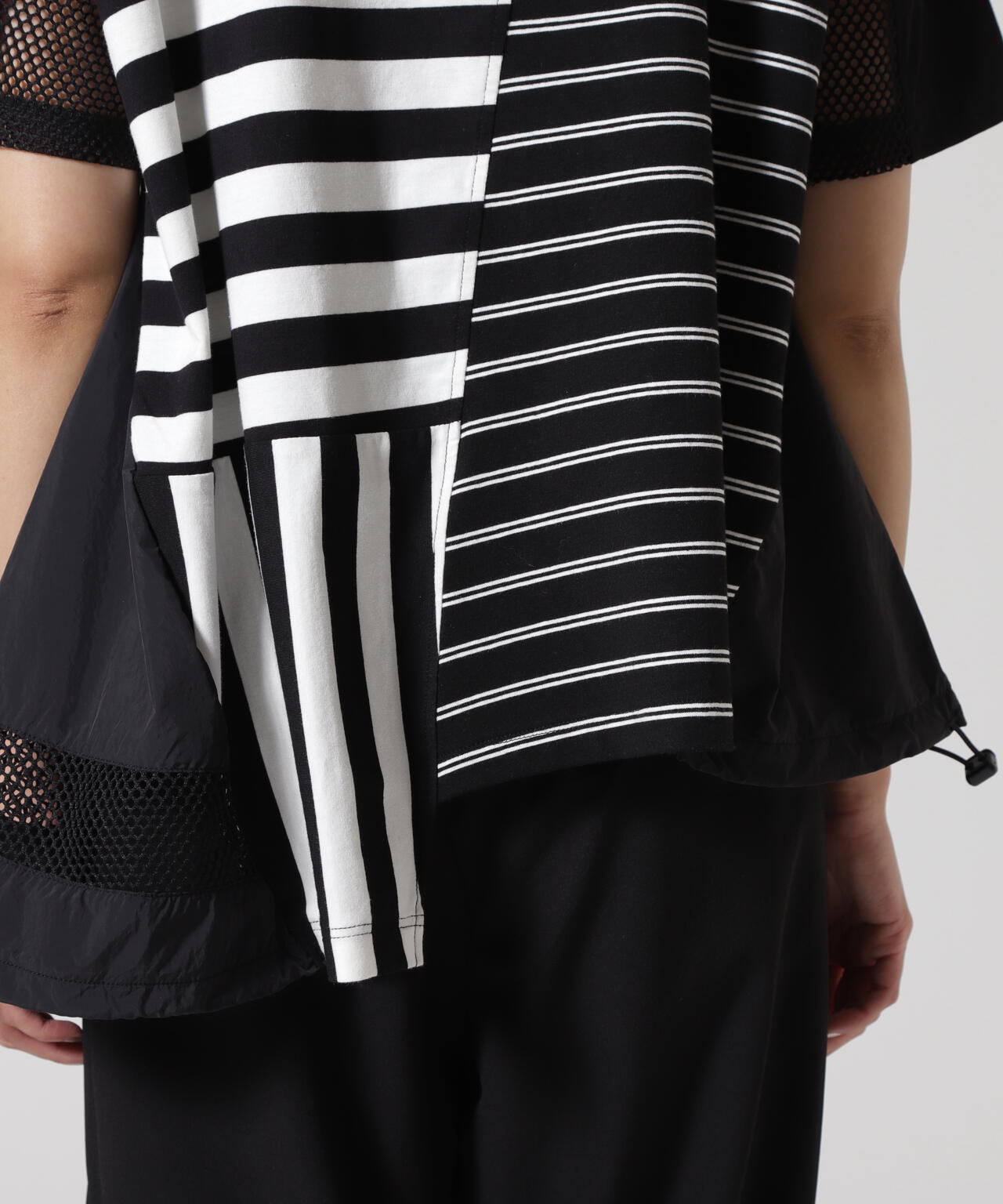 AULA AILA/アウラアイラ/BORDER COMBINATION T-SHIRT