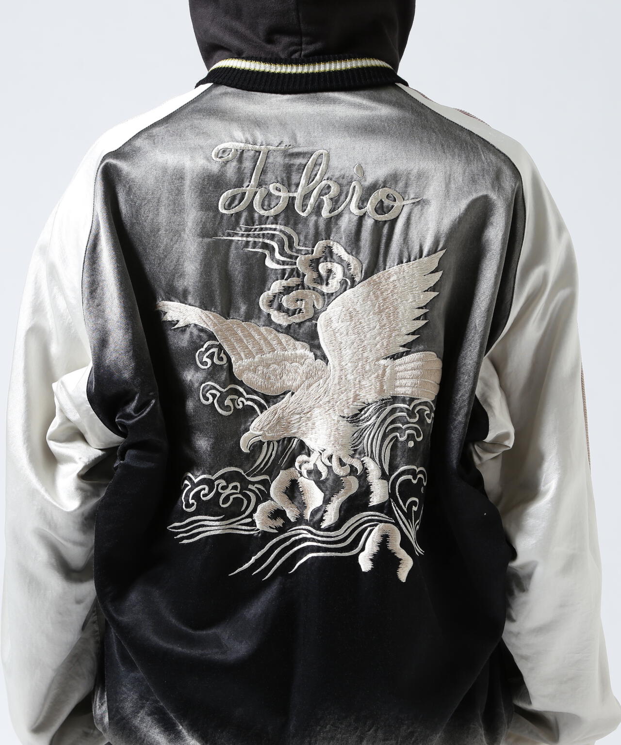 Maison MIHARAYASUHIRO/Reversible Hoodie Layered Souvenir Jacket