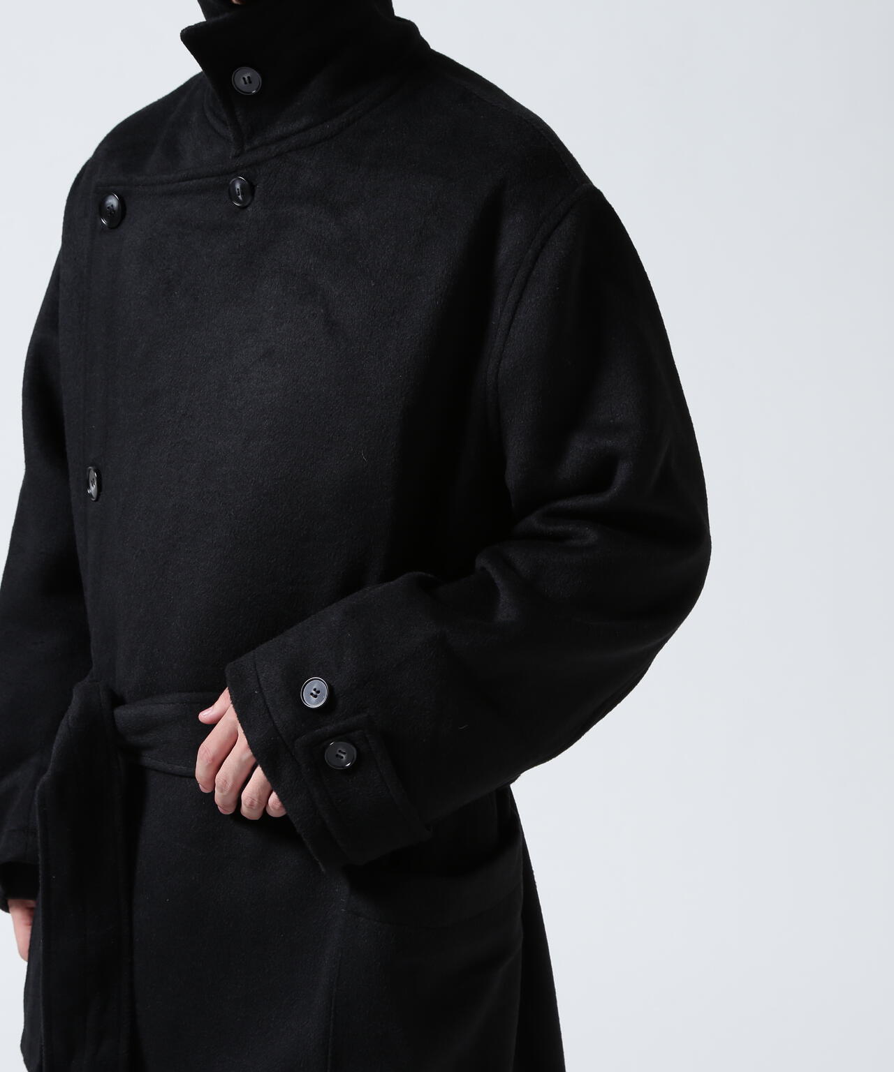 GEN_DAI/ゲンダイ/WOOL WRAP COAT