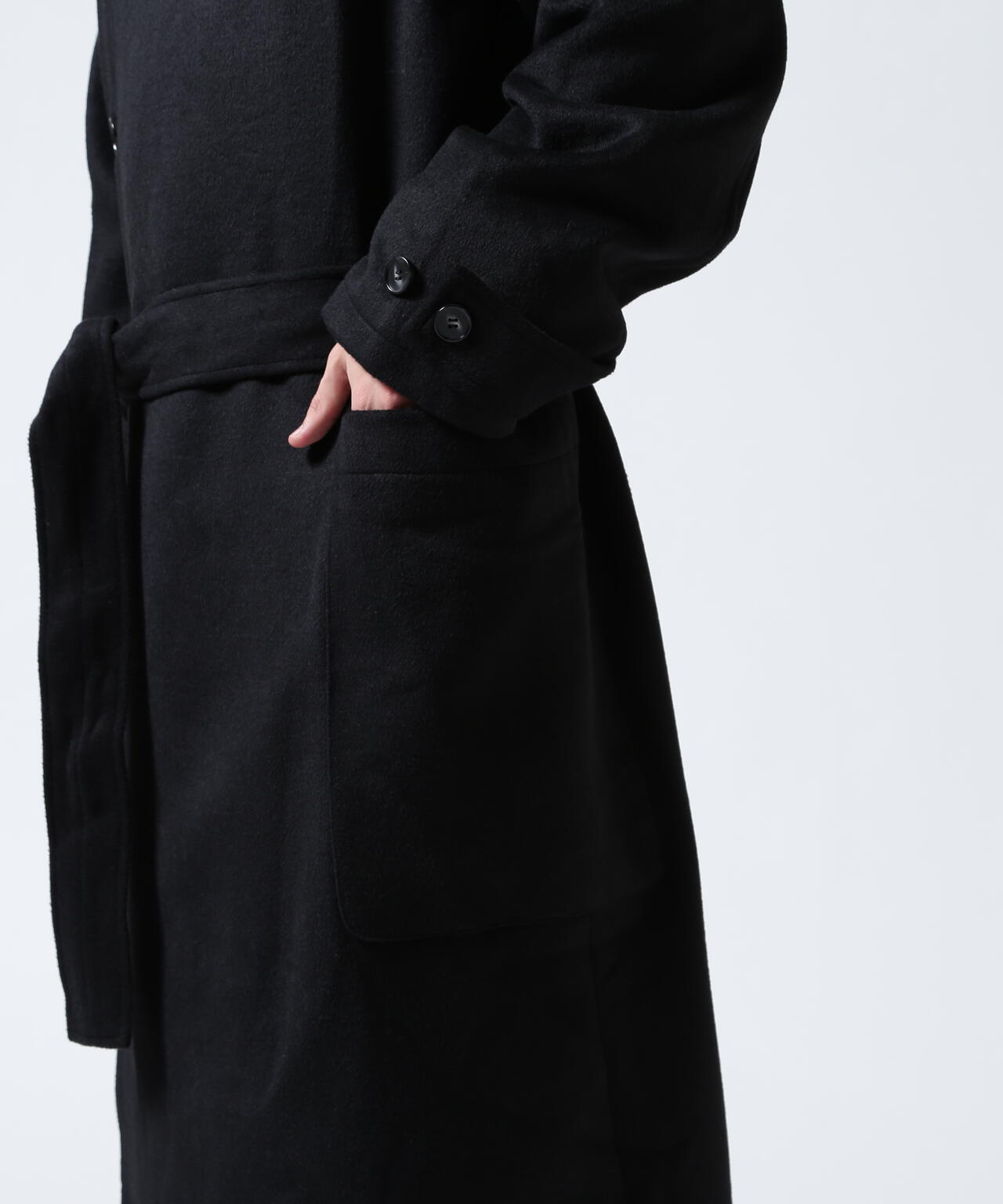 GEN_DAI/ゲンダイ/WOOL WRAP COAT