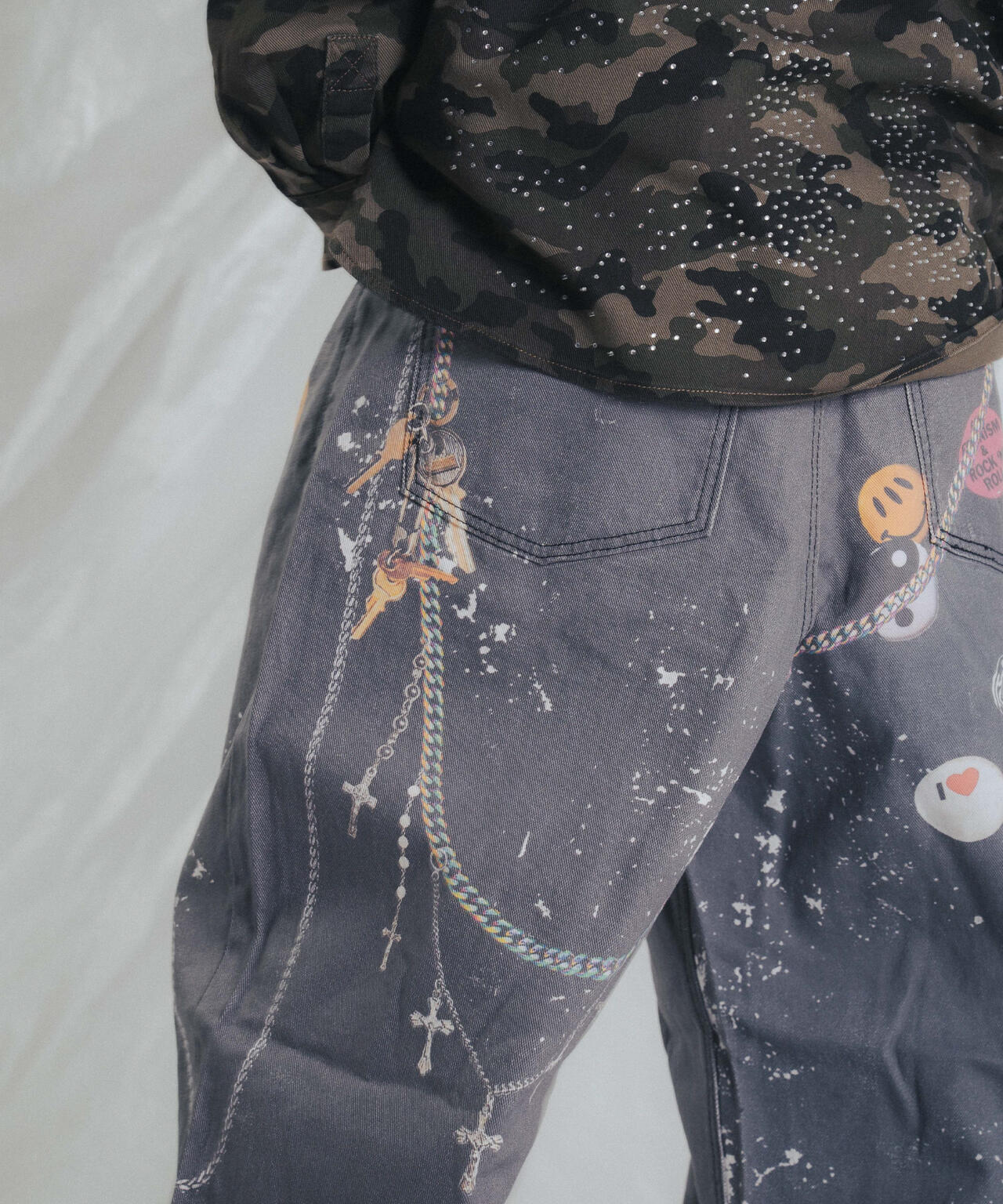 FR(13)NDS/フレンズ/TROMPEL'OEIL DENIM PANTS