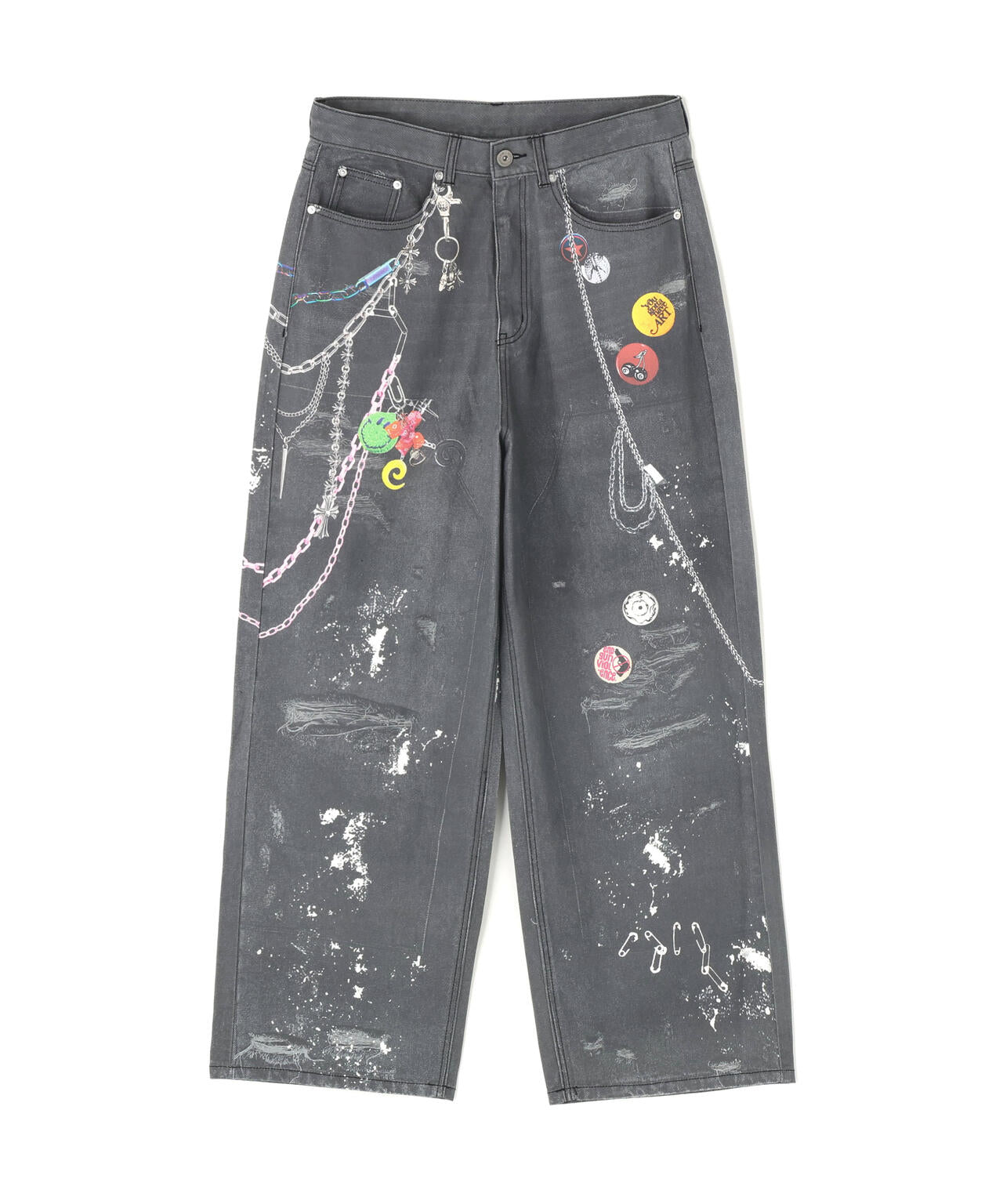 FR(13)NDS/フレンズ/TROMPEL'OEIL DENIM PANTS