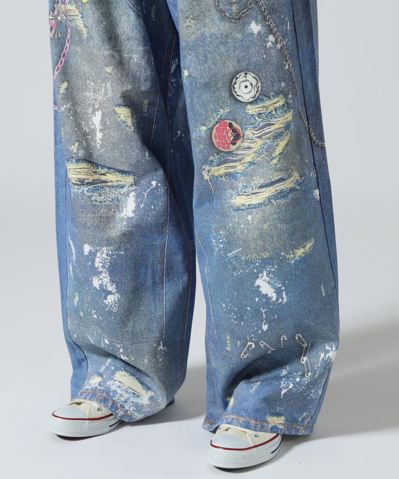 FR(13)NDS/フレンズ/TROMPEL'OEIL DENIM PANTS