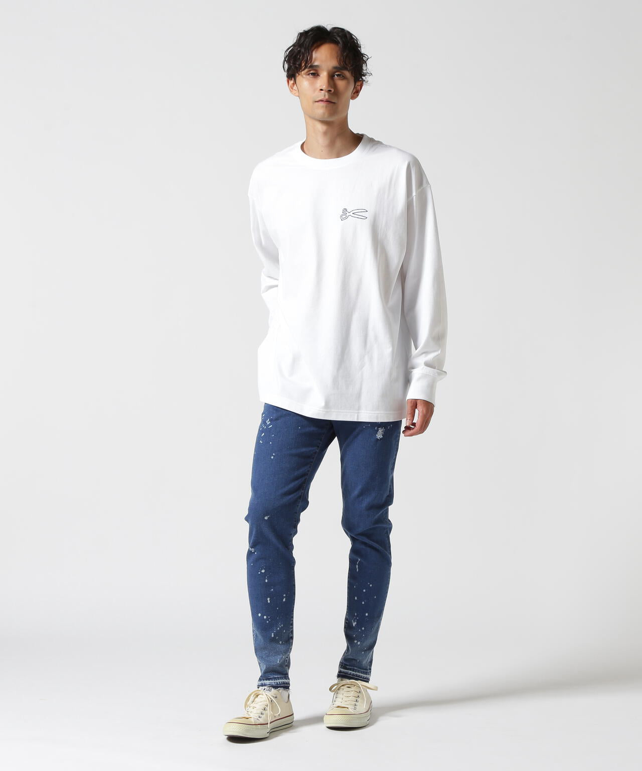 DENHAM/デンハム/CHAIN LS TEE