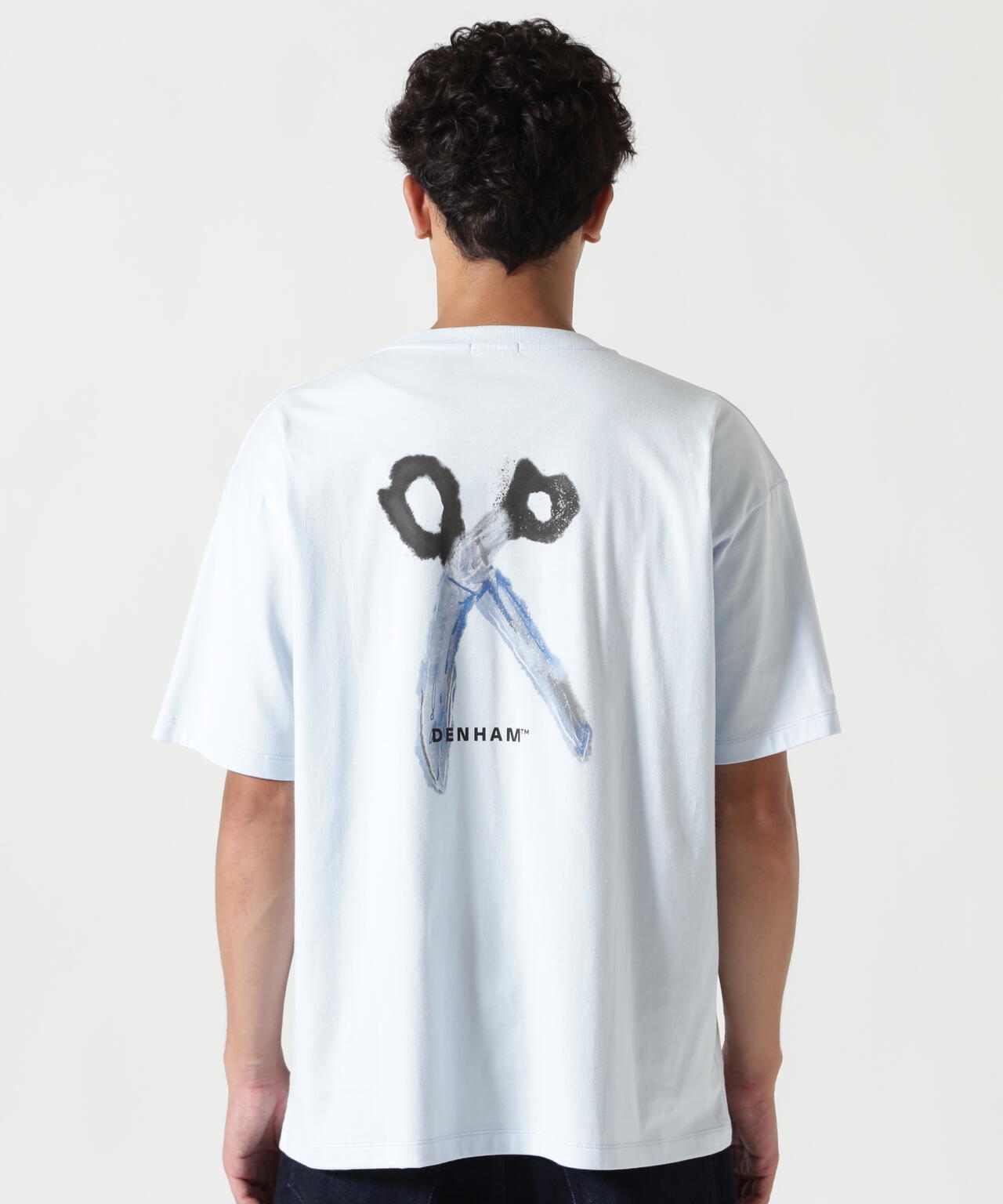 DENHAM/デンハム/WATER PAINTING SCISSOR TEE