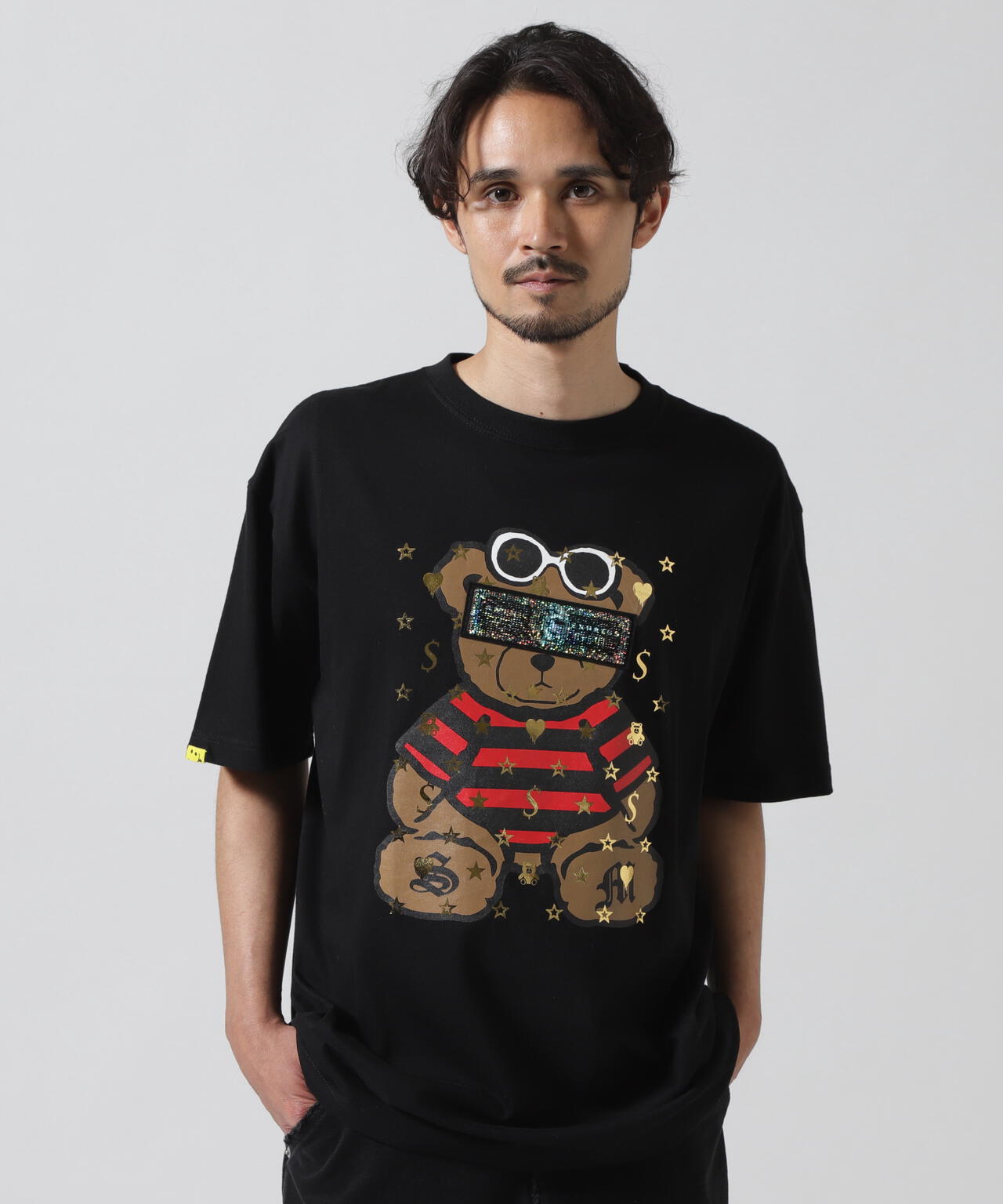STUD MUFFIN/スタッドマフィン/BEAR シークイン SS TEE