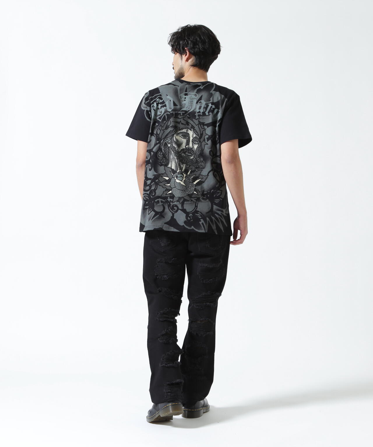 Ed Hardy/エド ハーディー/ECST SS TEE_ROSE