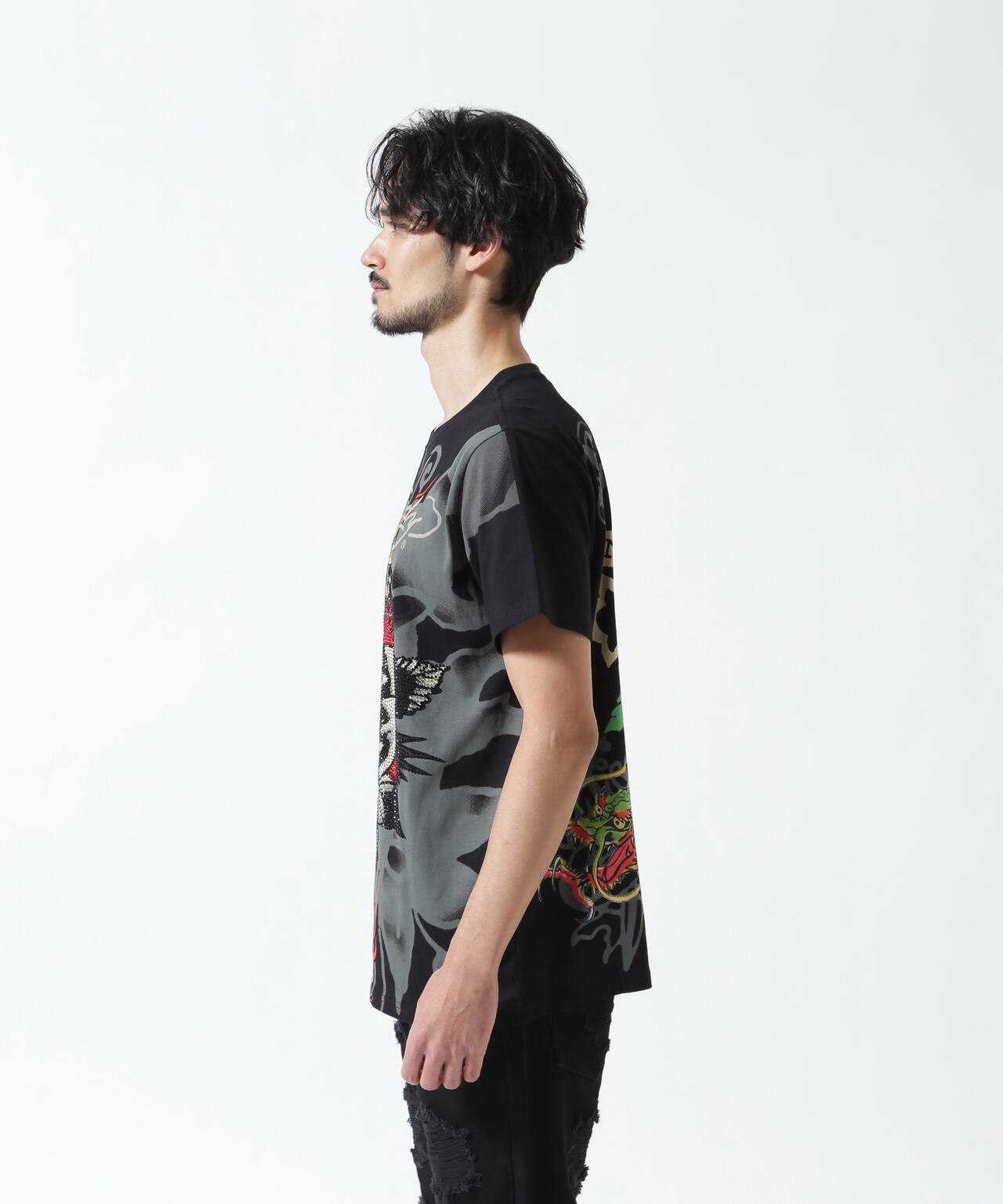 Ed Hardy/エド ハーディー/ECST SS TEE_ROSE