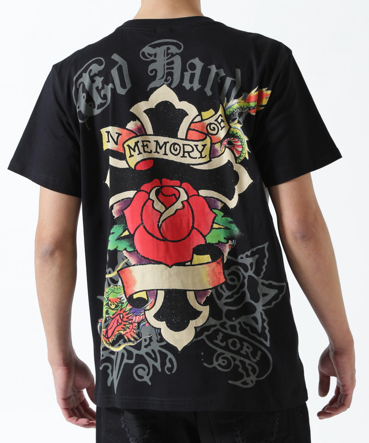 Ed Hardy/エド ハーディー/ECST SS TEE_ROSE